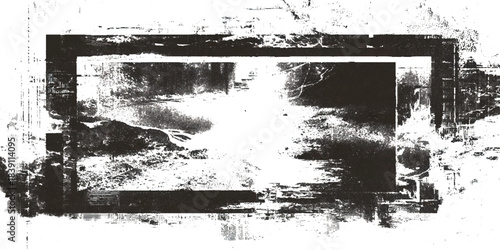 Raw vector black and white contrast Perfect for overlay effects edgy poster background.