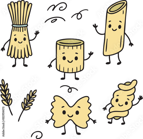 Doodle pasta characters