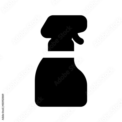 spray bottle glyph icon