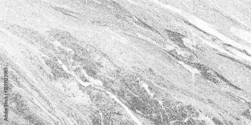 Gritty dotted texture across pale marble surface. Soft cloudy mineral pattern with gray accents. Grunge stone backdrop with stipple grain.