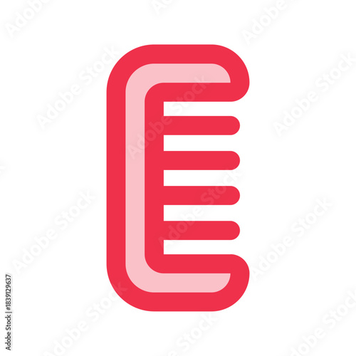 comb outline fill icon