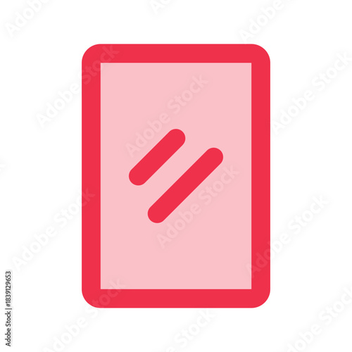 mirror outline fill icon