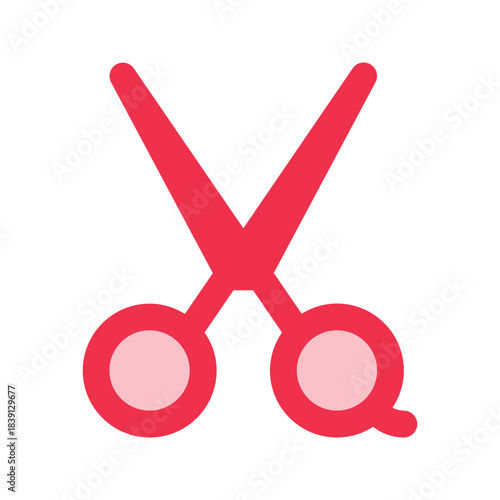 scissor outline fill icon