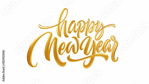 New Year Celebration, Festive Greetings, Online Greeting Card, Digital Art, Cheerful Vibe, Textual Design, Holiday Spirit