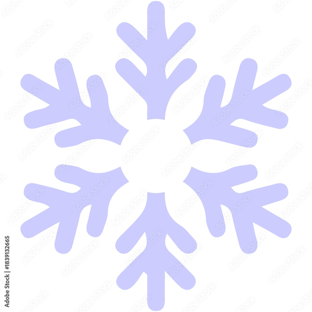 Fototapeta premium Delicate vintage blue snowflake pattern background.