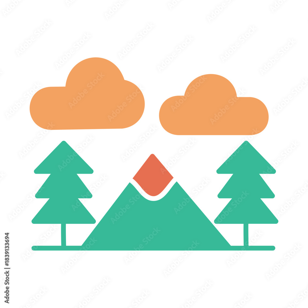Fototapeta premium forest mountain