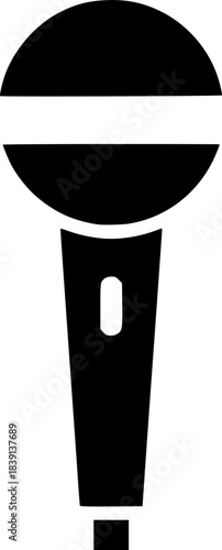 Classic Microphone Audio Vector Icon