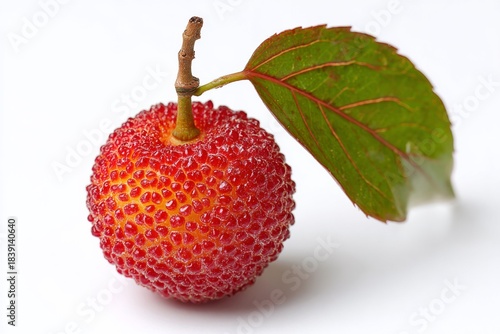 a piece of fruit isolated on withe background