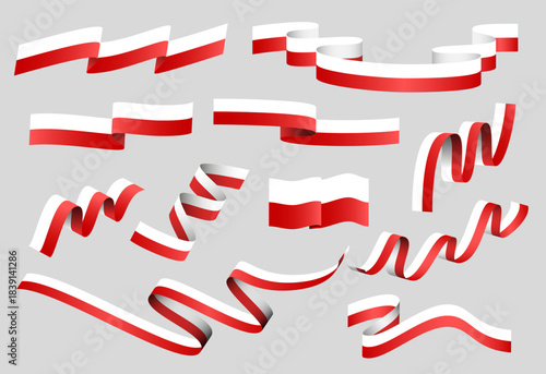 Poland Flag. Polish National Symbol Collection.