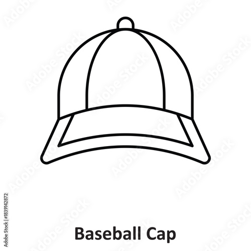 Baseball Cap Vector icon which can easily modify or edit