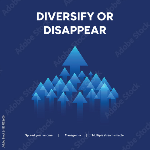 Diversifying your income streams and assets to mitigate risk and maximize financial stability and long term success in the market