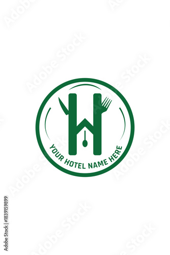 Wallpaper Mural Hotel logo vector design Torontodigital.ca