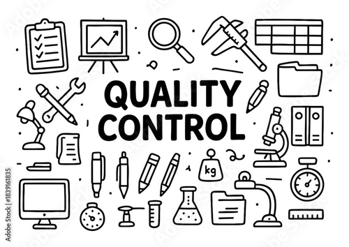 Doodle Quality Control Icons