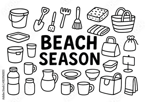 Beach Season Icons