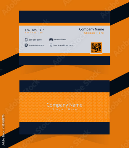 Modern Professional Business Card, Creative And Simple Business Visiting Card