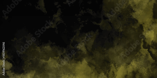 powder explosion on black background. Liquid smoke rising mist or smog brush effect grunge texture.  creating a distinct visual contrast. decorative pattern background. various bokeh surrounding.