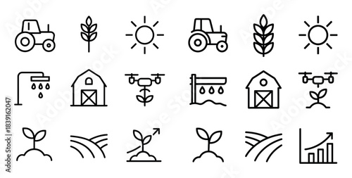 Agriculture Icons Collection