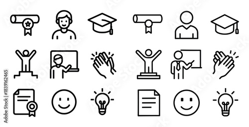 Education Icon Set