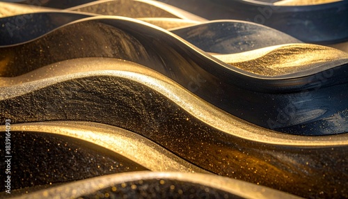 メタリックサンドアート・モダンパターン背景