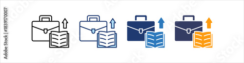 Career Exploration Icon Set Multiple Style Collection