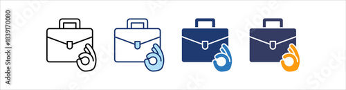 Job Readiness Icon Set Multiple Style Collection