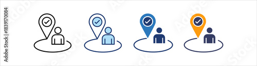 Job Placement Icon Set Multiple Style Collection