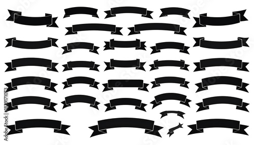 Vintage Black Ribbons Collection.