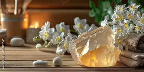 Light catching a crystal ne...