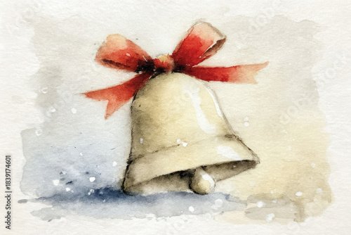 Watercolor of a single Chri...