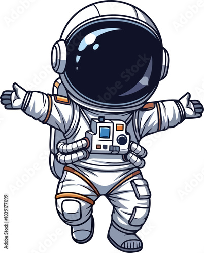 galactic greeting our little space traveler extends a warm, boundless universal hug, isolated on transparent background