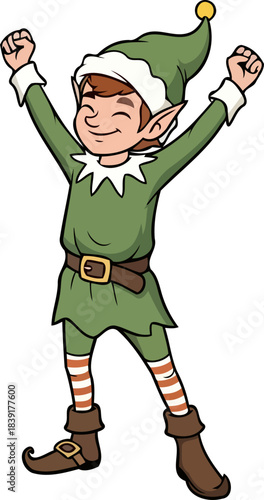 joyful helpers triumph bringing festive cheer and magic to every holiday task, isolated on transparent background