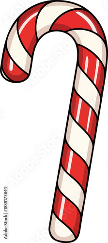 minty spiral an iconic glimpse into winters sweetest traditions and festive cheer, isolated on transparent background