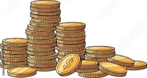 wealth unlocked illuminating the path to financial freedom and success, isolated on transparent background