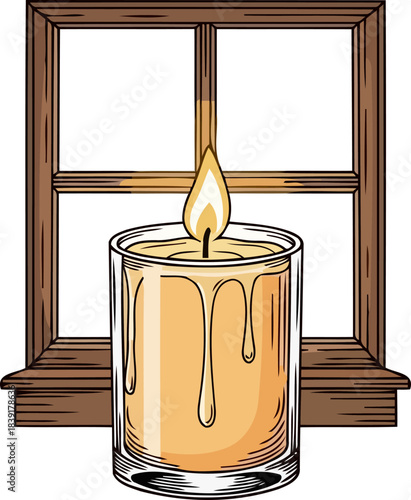 windows luminous whisper a warm embrace for soulful moments, isolated on transparent background