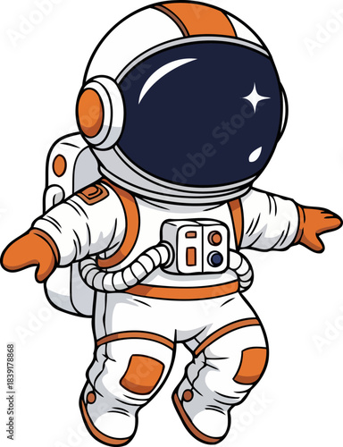 zerogravity joy unlocking imaginations potential in the vast universe, isolated on transparent background