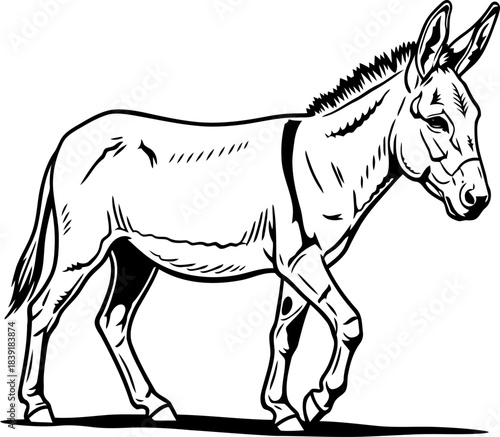 enduring spirit the quiet resolve of a timeless companion, isolated on transparent background