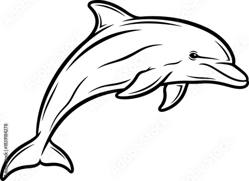 harmonic dance oceanic grace and intelligent playfulness surfacing with joy, isolated on transparent background