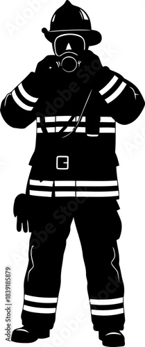 the unseen shield steadfast protector against chaos and calamity, isolated on transparent background