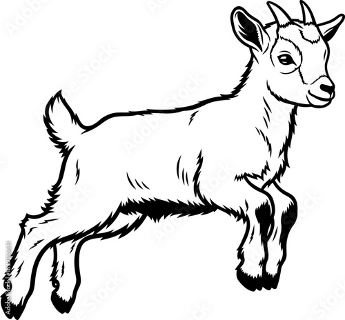 agile innocence a playful spirit embodies the joy of freedom and new growth, isolated on transparent background