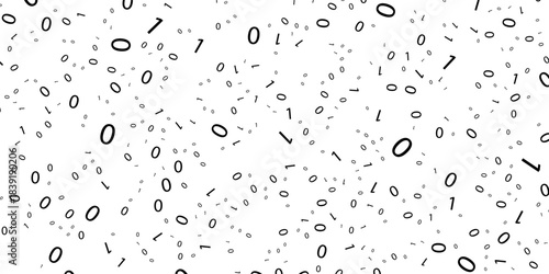 falling colorful messy numbers. math study concept with flying digits. posh back to school mathematics banner on white background. falling numbers vector illustrationeps.10..