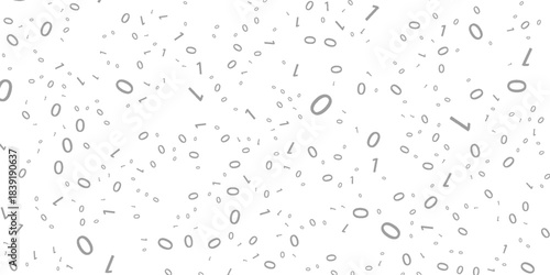 falling colorful messy numbers. math study concept with flying digits. posh back to school mathematics banner on white background. falling numbers vector illustrationeps.10..