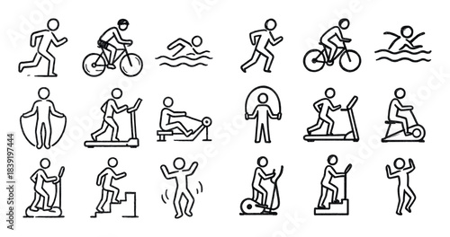 Cardio Icon Set