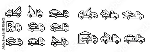 Tow Truck Icons