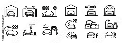 Minimalist Car Icons