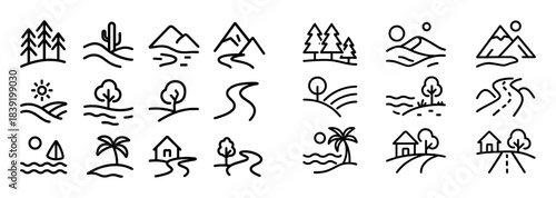 Minimalist ATV Icons