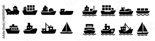 Shipping Icons Grid