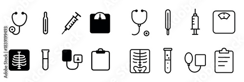 Minimalist Medical Icons