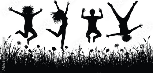 Silhouettes of basketball player actions including dribbling passing catching shooting athletic sports poses dynamic movement vector artwork for training designs