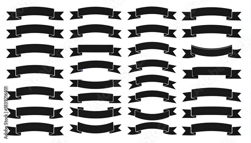 Vintage Black Ribbons Collection.