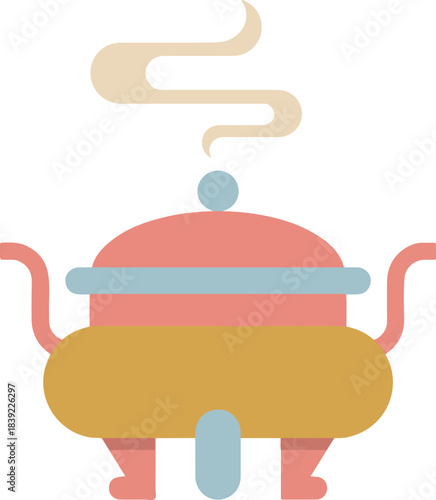 Chinese incense burner, incense smoke